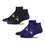 For Bare Feet NFL BALTIMORE RAVENS Front and Center 2 Pack Team Colors Large - Sports Gifts, Sports Memorabilia, Sports Collectibles, Fan Shop