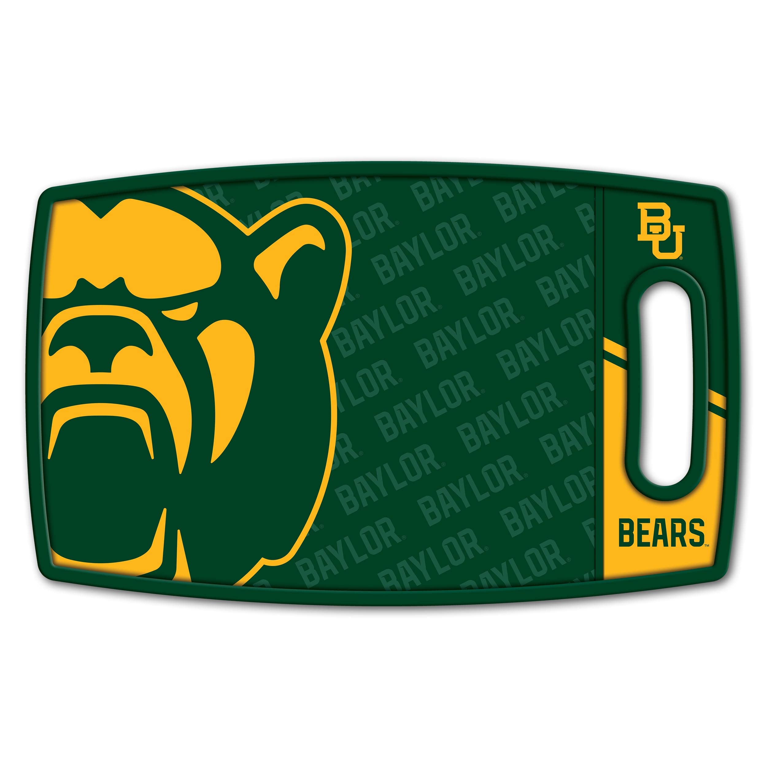 YouTheFan NCAA Baylor Bears Logo Series Cutting Board - Sports Collectibles, Sports Memorabilia, Sports Fan Shop, Sports Gifts