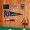 College Flags & Banners Co. Cal State Fullerton Titans Pennant Flag and Wall Tack Mount Pads - Sports Collectibles, Sports Memorabilia, Sports Fan Shop, Sports Gifts