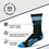 For Bare Feet NFL Youth 4 Stripe Deuce Crew Sock, Carolina Panthers, One Size - Sports Gifts, Sports Memorabilia, Sports Collectibles, Fan Shop