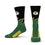 For Bare Feet NFL GREEN BAY PACKERS Black Wave Crew Sock Team Color YOUTH - Sports Gifts, Sports Memorabilia, Sports Collectibles, Fan Shop