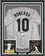 Framed Autographed/Signed Yoan Moncada 35x39 Chicago Pinstripe Baseball Jersey Beckett BAS COA