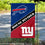 WinCraft House Divided Bills and Giants Double Sided Garden Flag - Sports Collectibles, Sports Memorabilia, Sports Fan Shop, Sports Gifts
