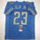 Autographed/Signed Darius Slay Jr. Big Play Detroit Blue Football Jersey JSA COA