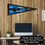 WinCraft Carolina Panthers Embroidered and Sewn Pennant - Sports Collectibles, Sports Memorabilia, Sports Fan Shop, Sports Gifts