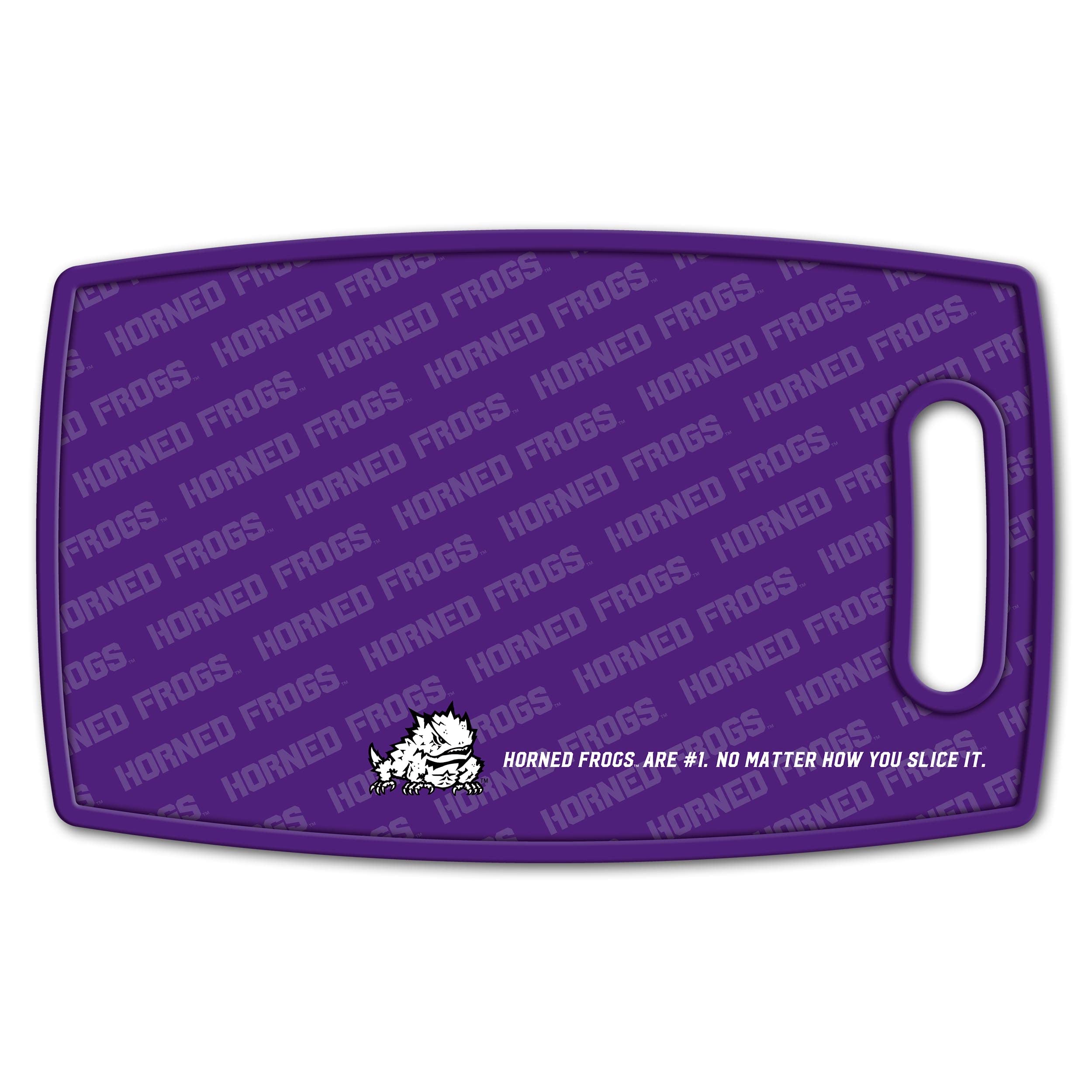 YouTheFan NCAA TCU Horned Frogs Logo Series Cutting Board - Sports Collectibles, Sports Memorabilia, Sports Fan Shop, Sports Gifts