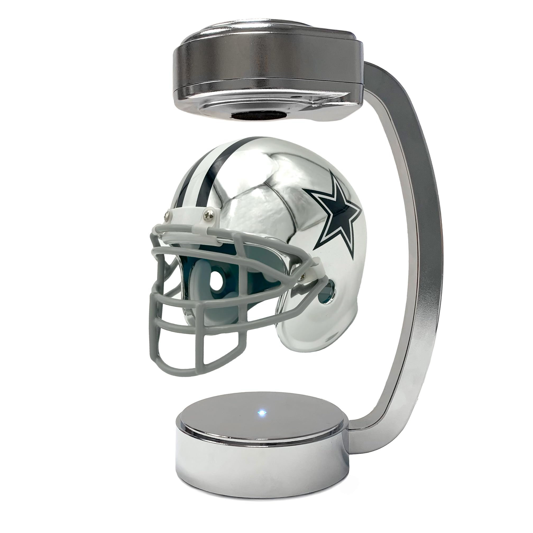 NFL Dallas Cowboys Mini Metallic Hover Helmet - Sports Gifts, Sports Memorabilia, Sports Collectibles, Fan Shop
