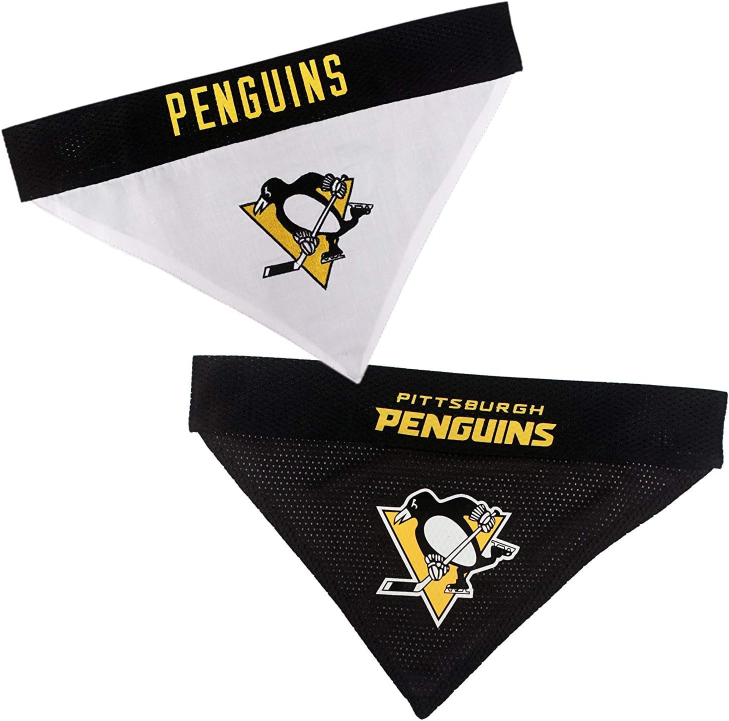 Pittsburgh Penguins Reversible Bandana Pets First - Sports Collectibles, Sports Memorabilia, Sports Fan Shop, Sports Gifts