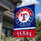 WinCraft Texas Rangers Double Sided House Flag - Sports Collectibles, Sports Memorabilia, Sports Fan Shop, Sports Gifts