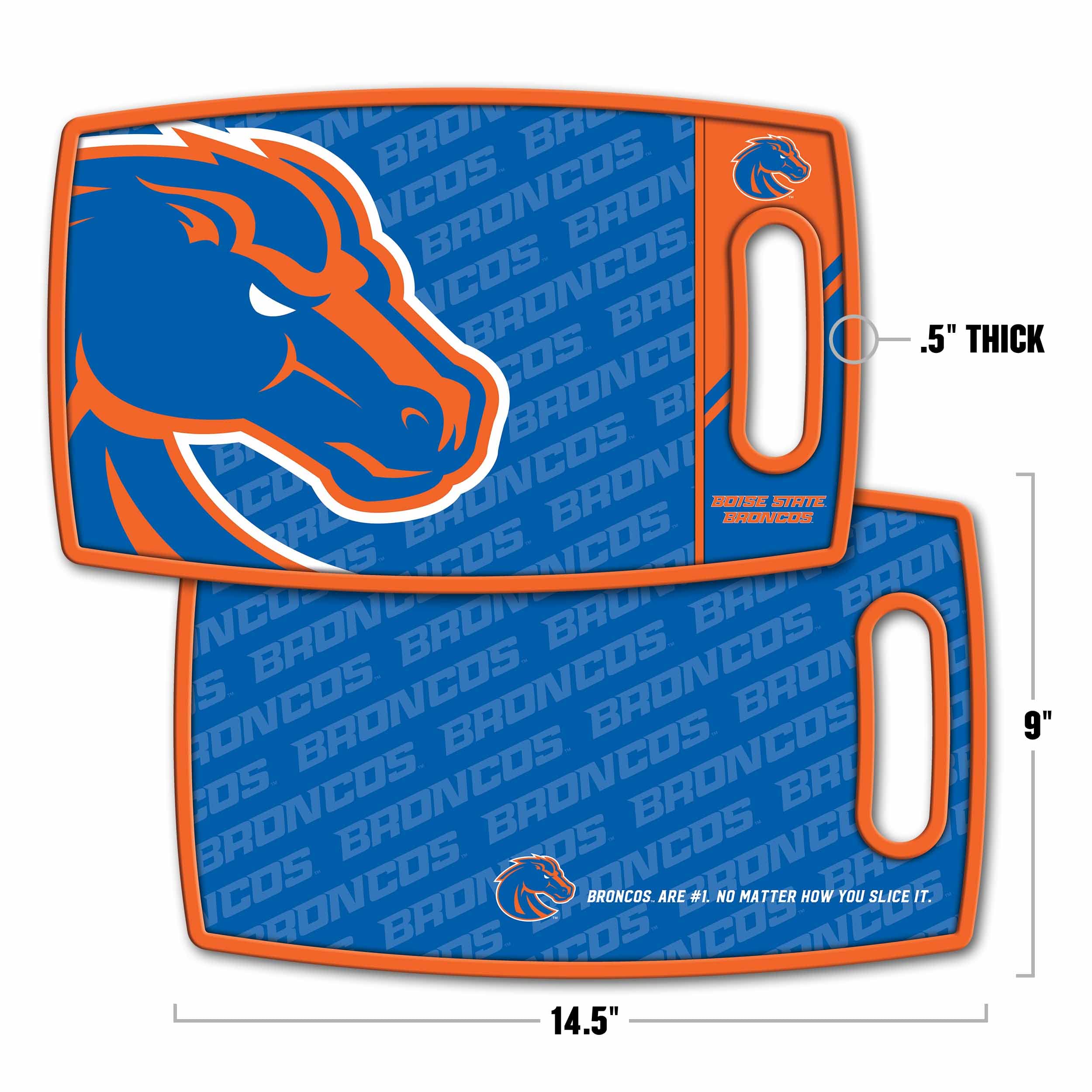 YouTheFan NCAA Boise State Broncos Logo Series Cutting Board - Sports Collectibles, Sports Memorabilia, Sports Fan Shop, Sports Gifts
