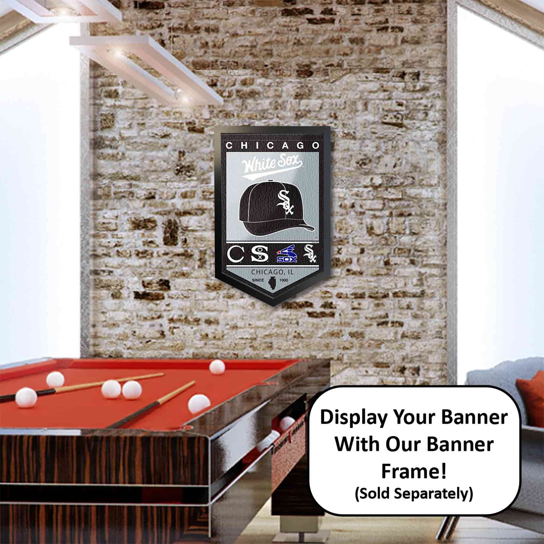 WinCraft Chicago White Sox Heritage History Banner Pennant - Sports Collectibles, Sports Memorabilia, Sports Fan Shop, Sports Gifts