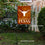 College Flags & Banners Co. Texas Longhorns Double Sided Garden Flag and Pole Holder Set - Sports Collectibles, Sports Memorabilia, Sports Fan Shop, Sports Gifts