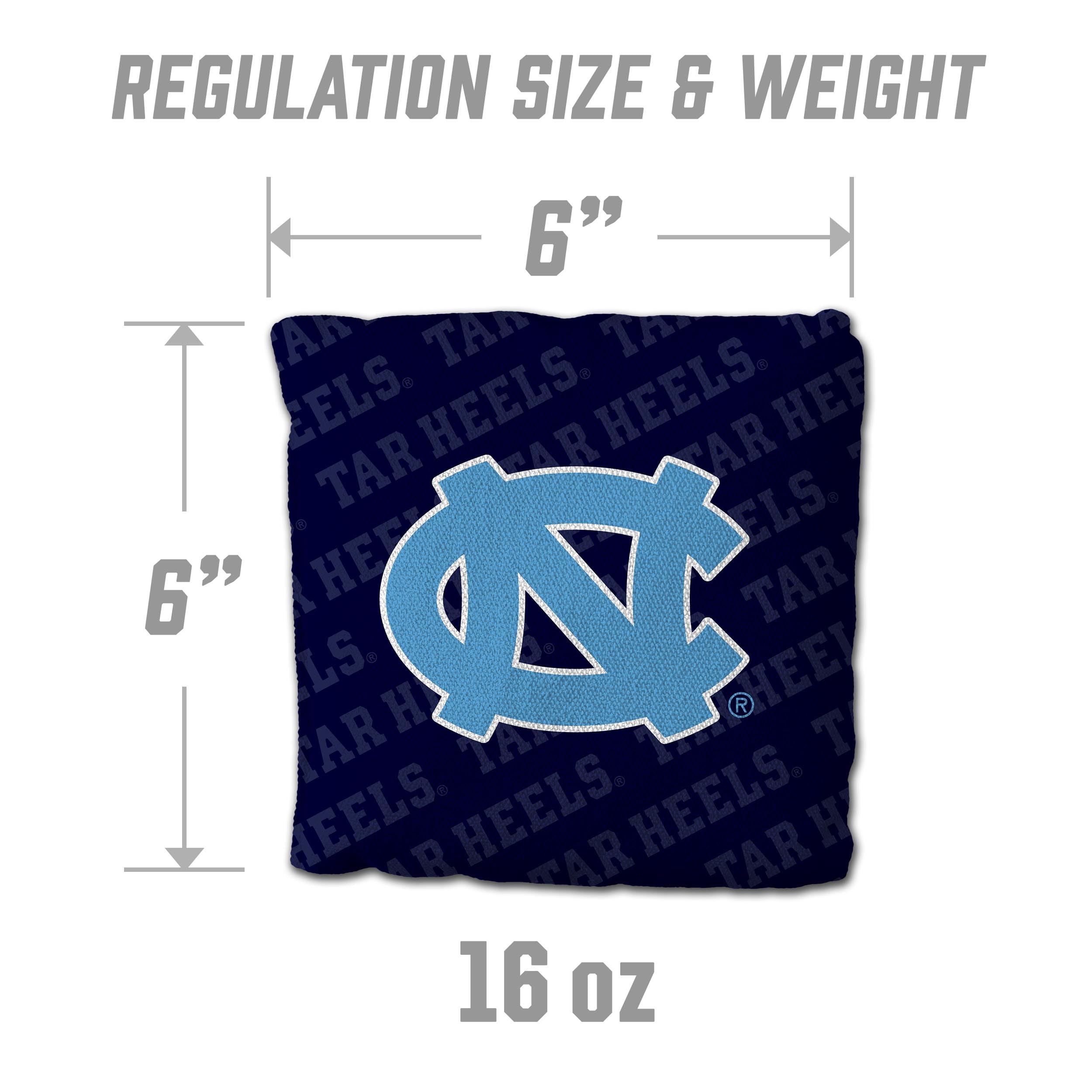 YouTheFan NCAA North Carolina Tar Heels Cornhole Bags - 4PK - Blue - Sports Collectibles, Sports Memorabilia, Sports Fan Shop, Sports Gifts
