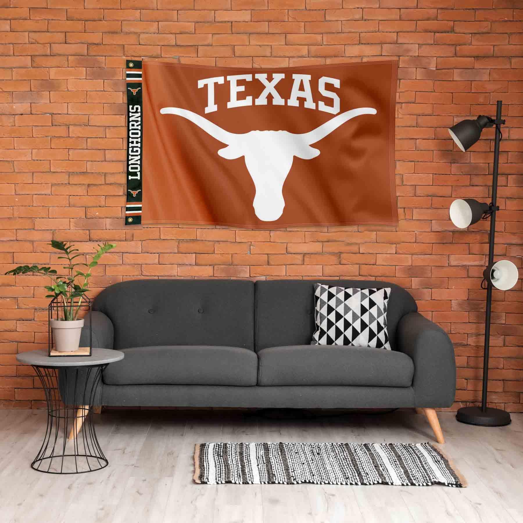 College Flags & Banners Co. Texas Longhorns Bold Logo Premium Flag - Sports Collectibles, Sports Memorabilia, Sports Fan Shop, Sports Gifts
