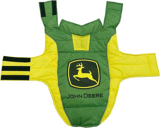 John Deere Puffer Vest Pets First - Sports Collectibles, Sports Memorabilia, Sports Fan Shop, Sports Gifts