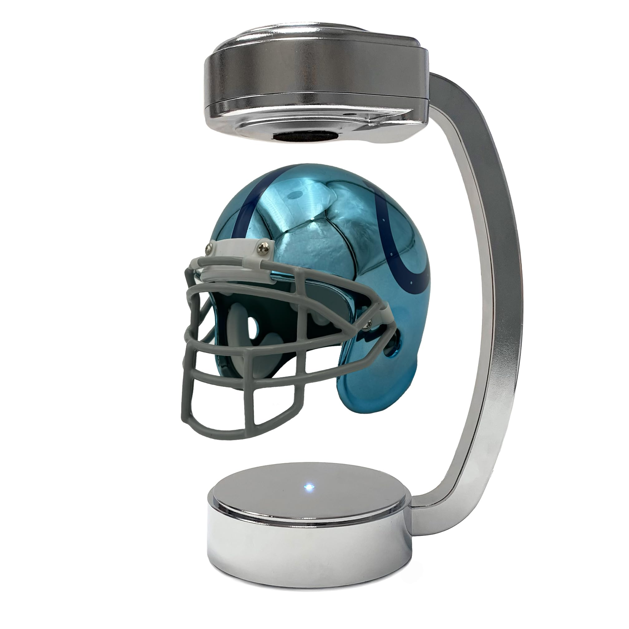 NFL Indianapolis Colts Mini Metallic Hover Helmet - Sports Gifts, Sports Memorabilia, Sports Collectibles, Fan Shop