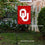 College Flags & Banners Co. Oklahoma Sooners Garden Flag with Pole Stand Holder - Sports Collectibles, Sports Memorabilia, Sports Fan Shop, Sports Gifts