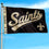 WinCraft New Orleans Saints Script Logo Premium Flag - Sports Collectibles, Sports Memorabilia, Sports Fan Shop, Sports Gifts