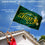 College Flags & Banners Co. North Dakota State Bison Flag with Pole and Bracket Holder University Set - Sports Collectibles, Sports Memorabilia, Sports Fan Shop, Sports Gifts