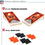 Wild Sports NFL Cincinnati Bengals 2' x 4' Regulation Size Solid Wood Cornhole Set with Direct Print HD Team Graphics - Sports Collectibles, Sports Memorabilia, Sports Fan Shop, Sports Gifts