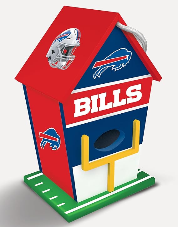 Buffalo Bills Themed Birdhouse - Sports Gifts, Sports Memorabilia, Sports Collectibles, Fan Shop