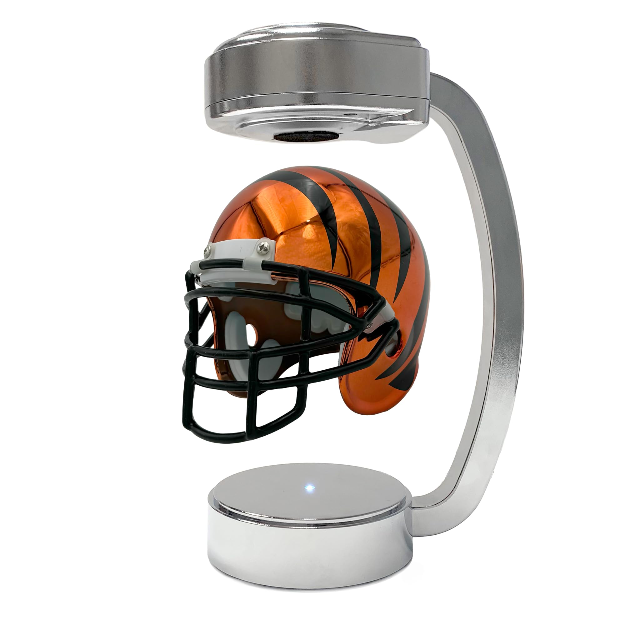 NFL Cincinnati Bengals Mini Metallic Hover Helmet - Sports Gifts, Sports Memorabilia, Sports Collectibles, Fan Shop