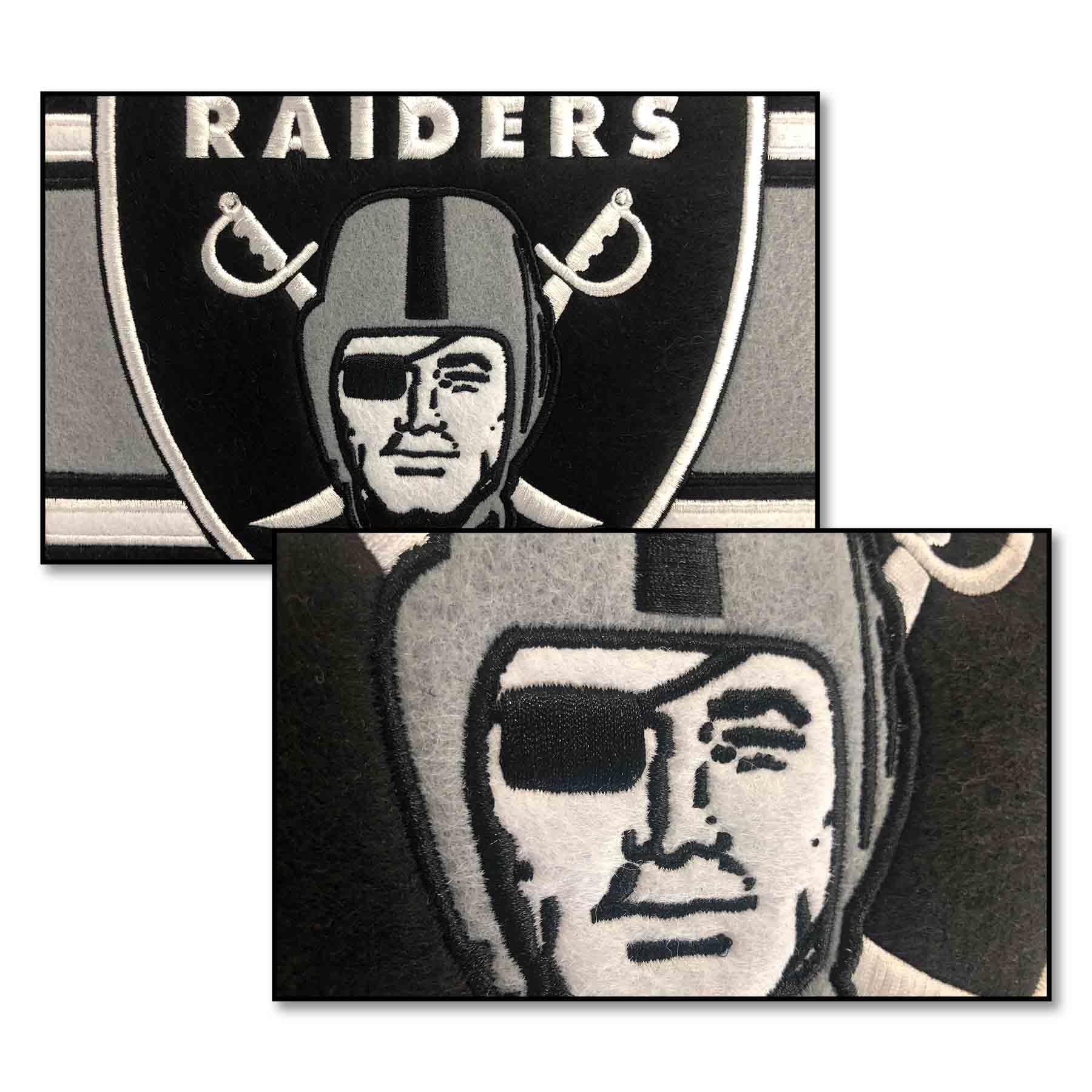 WinCraft Las Vegas Raiders Embroidered and Sewn Pennant - Sports Collectibles, Sports Memorabilia, Sports Fan Shop, Sports Gifts