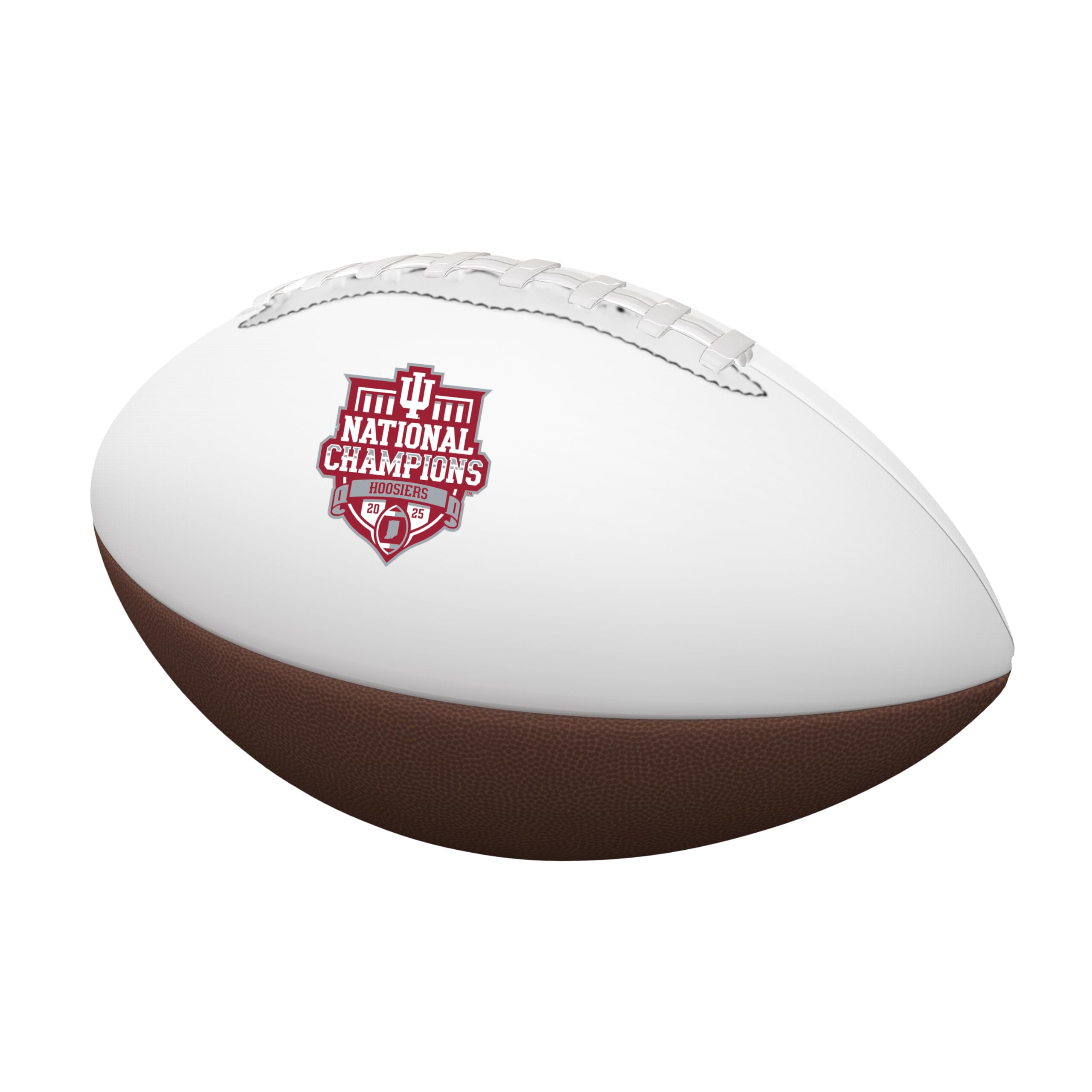 Logo Brands NCAA Indiana Hoosiers National Champions Official Size Autograph Football - College Football Playoff Champs Logo, Great Display Collectible for Fans & Alumni - Sports Gifts, Sports Memorabilia, Sports Collectibles, Fan Shop