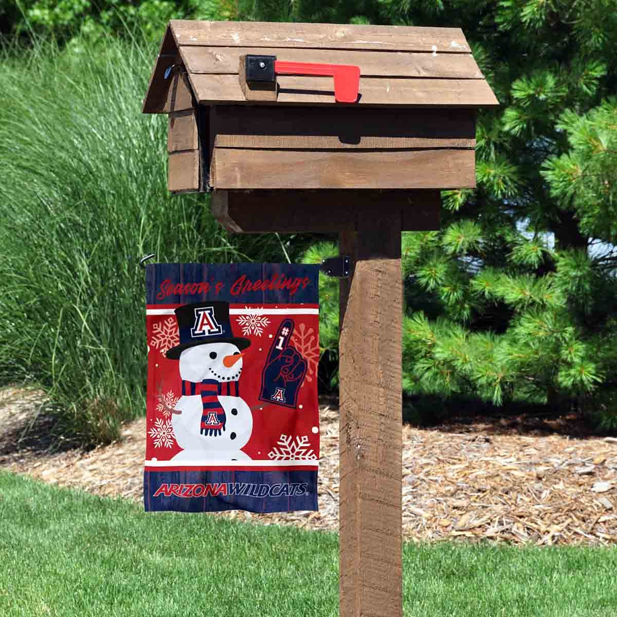 Arizona Wildcats Holiday Winter Snow Garden Banner Flag - Sports Collectibles, Sports Memorabilia, Sports Fan Shop, Sports Gifts