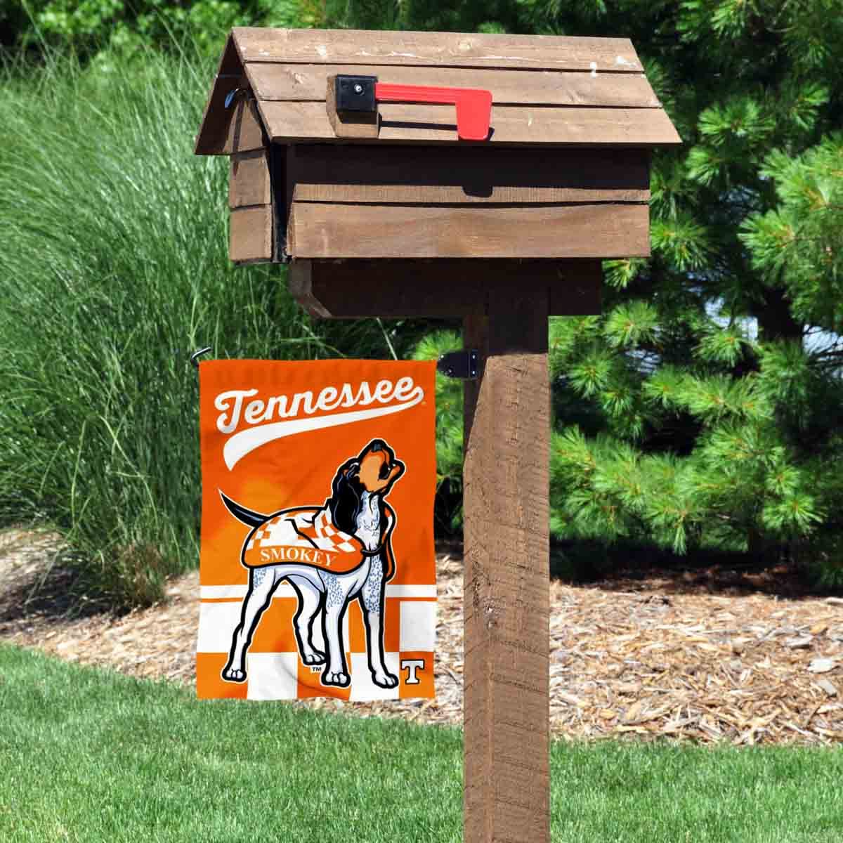 College Flags & Banners Co. Tennessee Volunteers Mascot Vols Smokey Double Sided Garden Yard Flag - Sports Collectibles, Sports Memorabilia, Sports Fan Shop, Sports Gifts