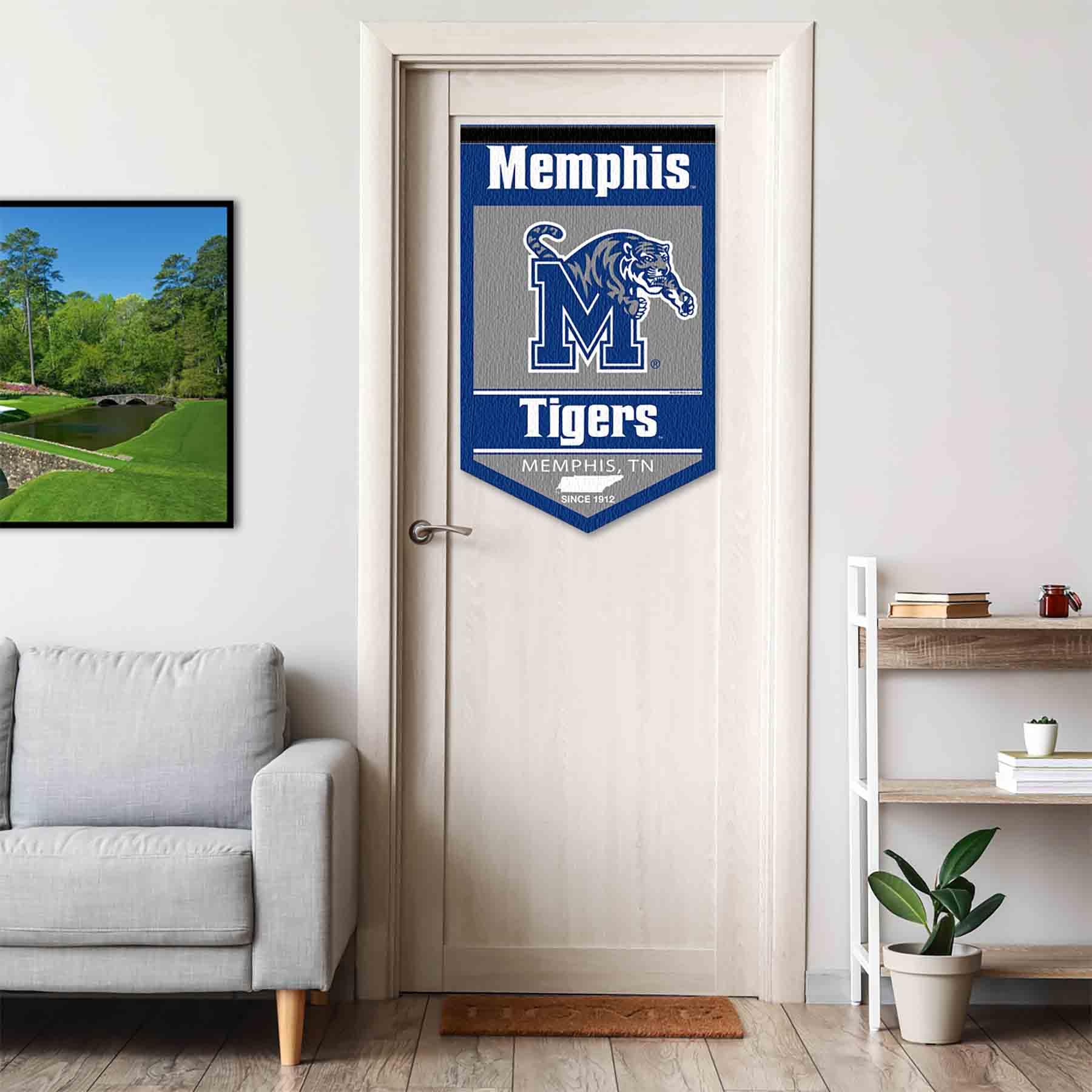 College Flags & Banners Co. Memphis Tigers Heritage History Banner Pennant - Sports Collectibles, Sports Memorabilia, Sports Fan Shop, Sports Gifts