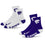 For Bare Feet NCAA Kansas State Wildcats Quarter Sock Two Pack Team Colors Large - Sports Gifts, Sports Memorabilia, Sports Collectibles, Fan Shop