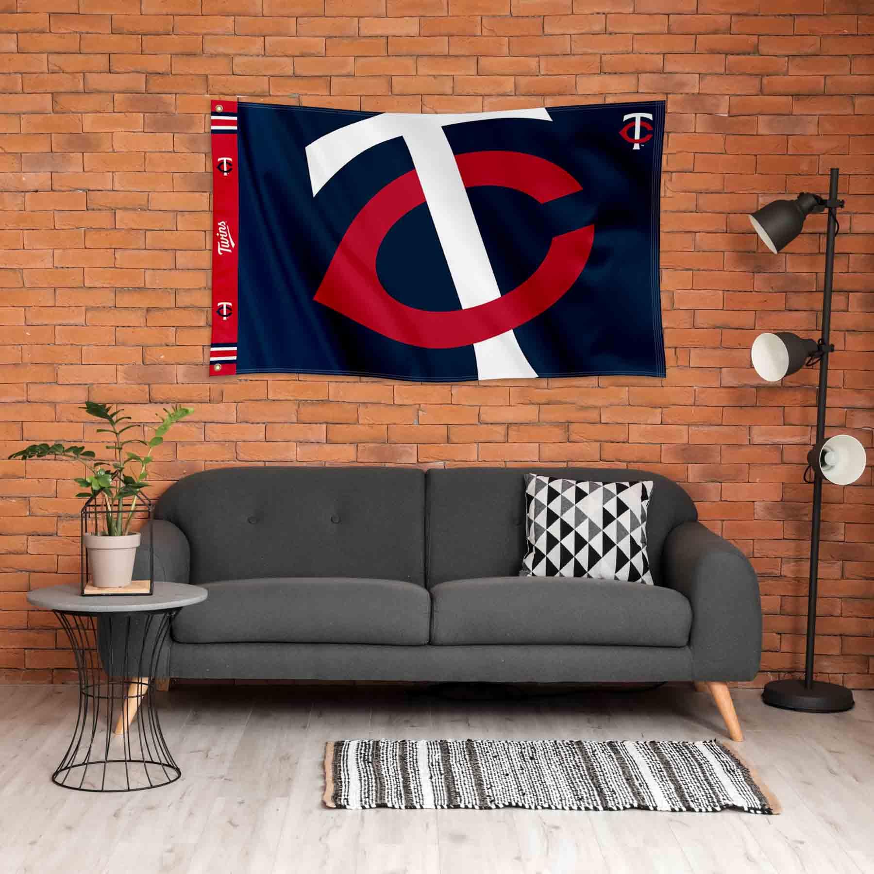 WinCraft Minnesota Twins Printed Header Flag 3x5 Banner - Sports Collectibles, Sports Memorabilia, Sports Fan Shop, Sports Gifts