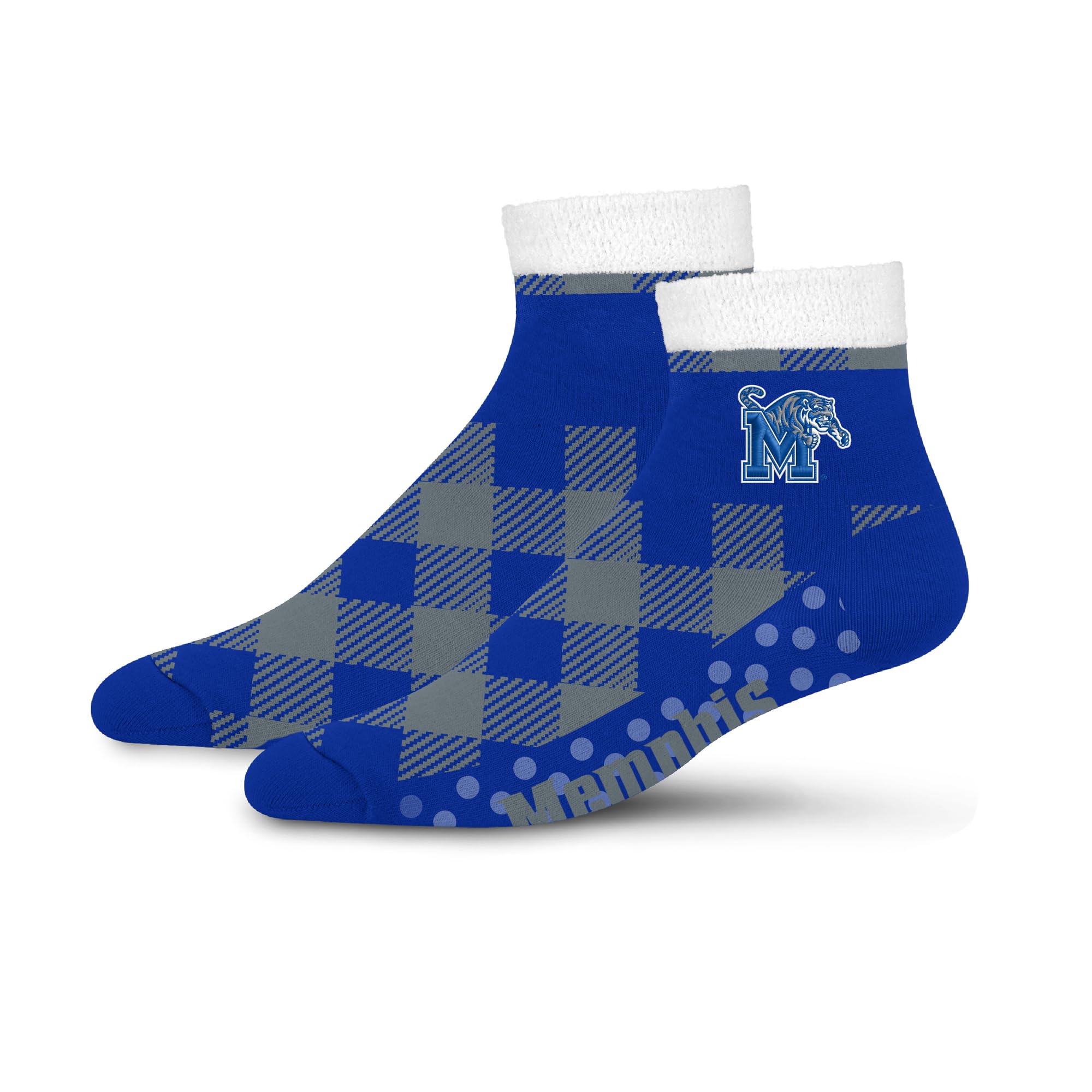 For Bare Feet NCAA MEMPHIS TIGERS Cozy Buff Plush Cabin Sock Team Color OSFM - Sports Gifts, Sports Memorabilia, Sports Collectibles, Fan Shop