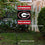 College Flags & Banners Co. Georgia Bulldogs Garden Flag with Stand Holder - Sports Collectibles, Sports Memorabilia, Sports Fan Shop, Sports Gifts