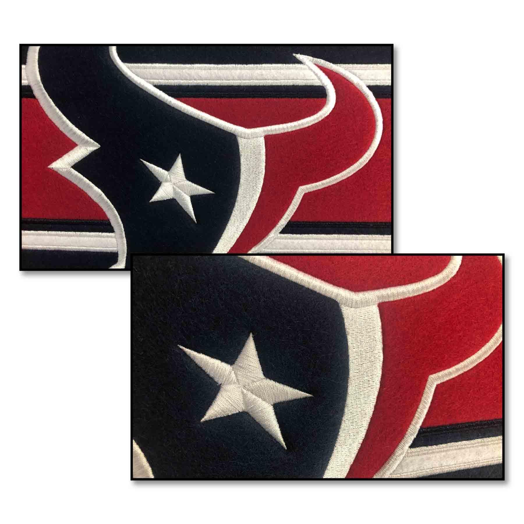 WinCraft Houston Texans Embroidered and Sewn Pennant - Sports Collectibles, Sports Memorabilia, Sports Fan Shop, Sports Gifts