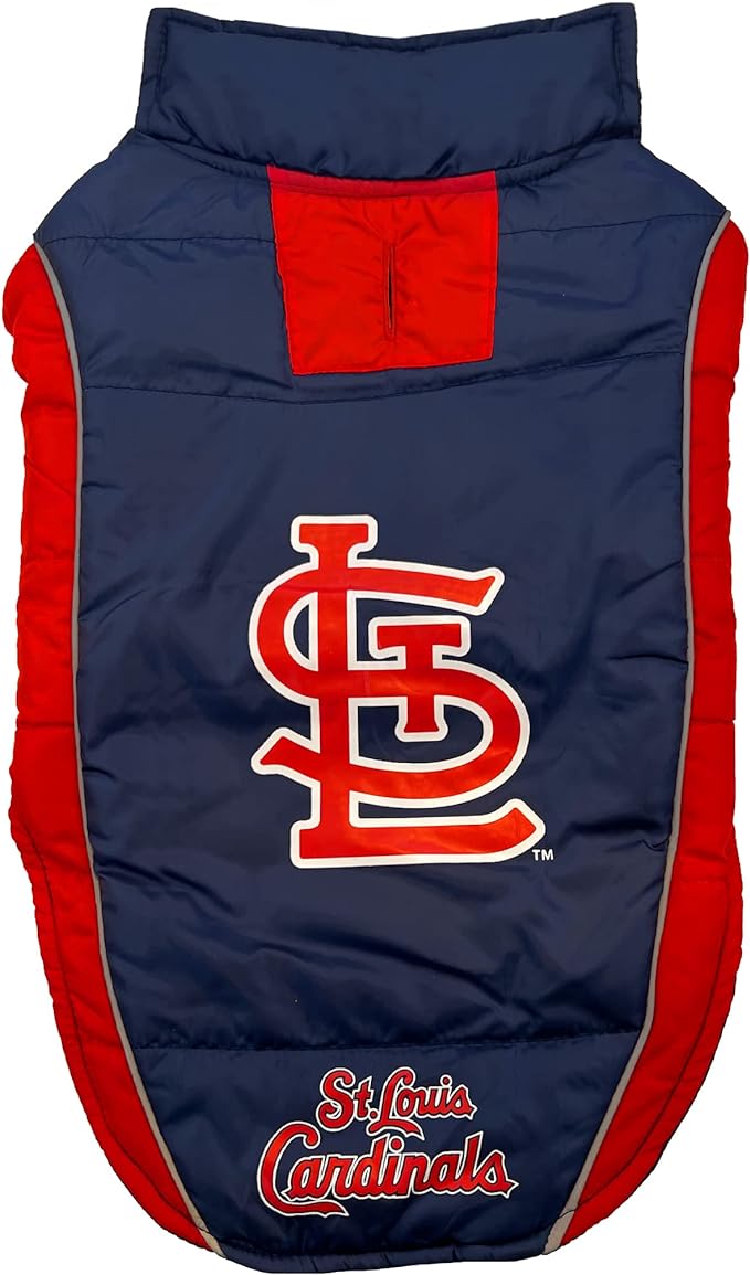 ST LOUIS CARDINALS PUFFER VEST Pets First - Sports Collectibles, Sports Memorabilia, Sports Fan Shop, Sports Gifts