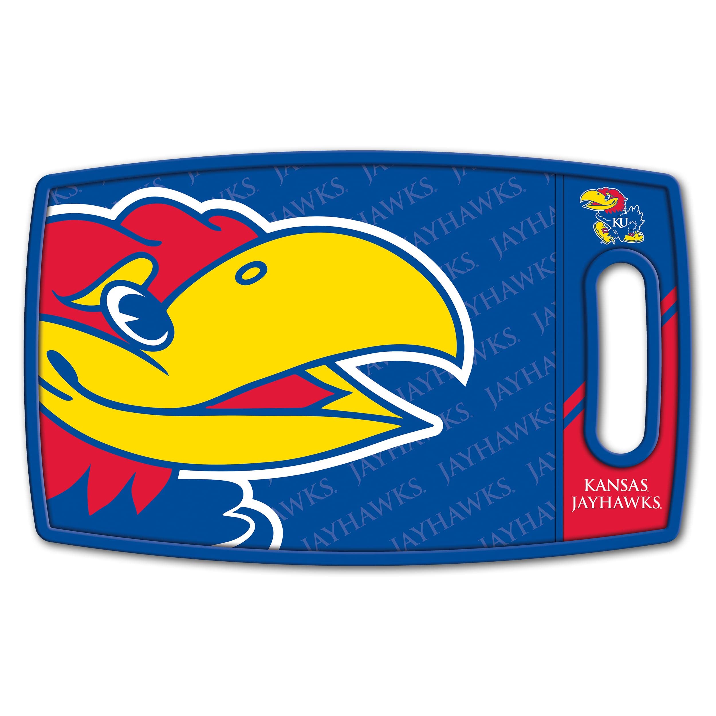 YouTheFan NCAA Kansas Jayhawks Logo Series Cutting Board - Sports Collectibles, Sports Memorabilia, Sports Fan Shop, Sports Gifts