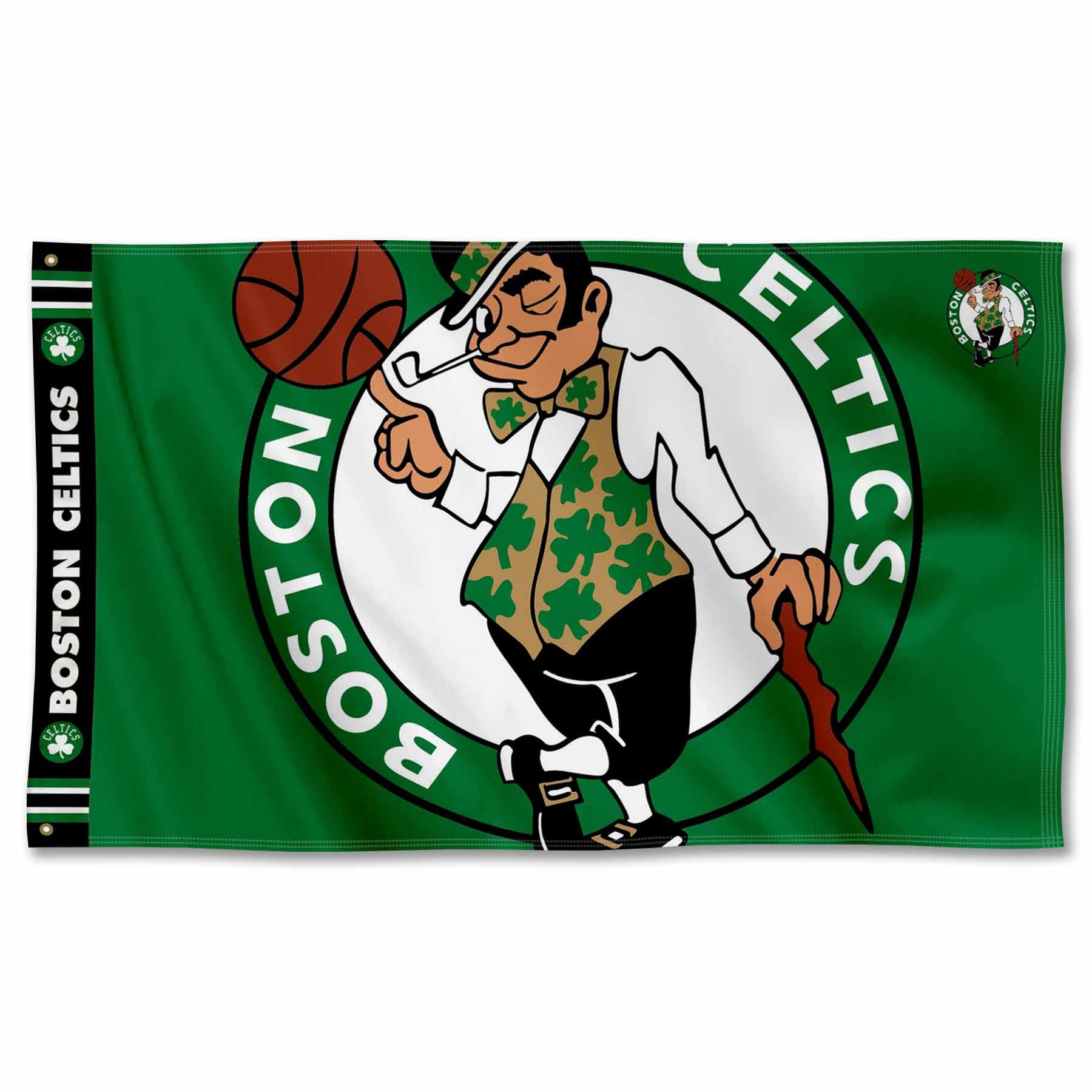 WinCraft Boston Celtics Printed Header 3x5 Premium Banner Flag - Sports Collectibles, Sports Memorabilia, Sports Fan Shop, Sports Gifts