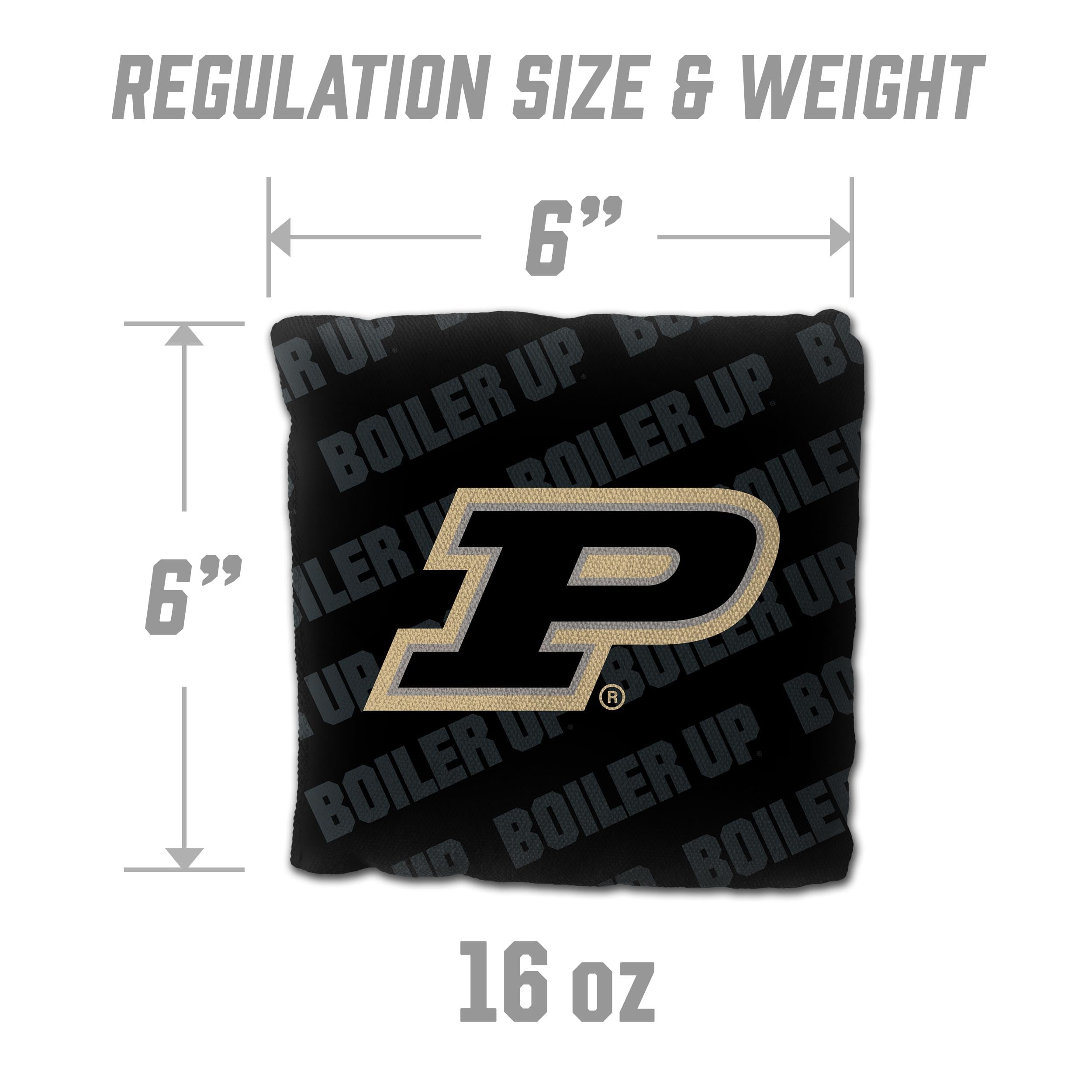 YouTheFan NCAA Purdue Boilermakers Cornhole Bags - 4PK - Black - Sports Collectibles, Sports Memorabilia, Sports Fan Shop, Sports Gifts