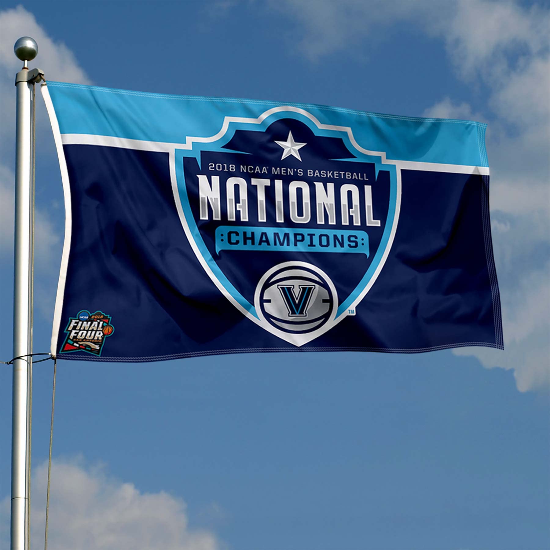 Villanova Wildcats 2018 Basketball National Champions 3x5 Banner Flag - Sports Collectibles, Sports Memorabilia, Sports Fan Shop, Sports Gifts