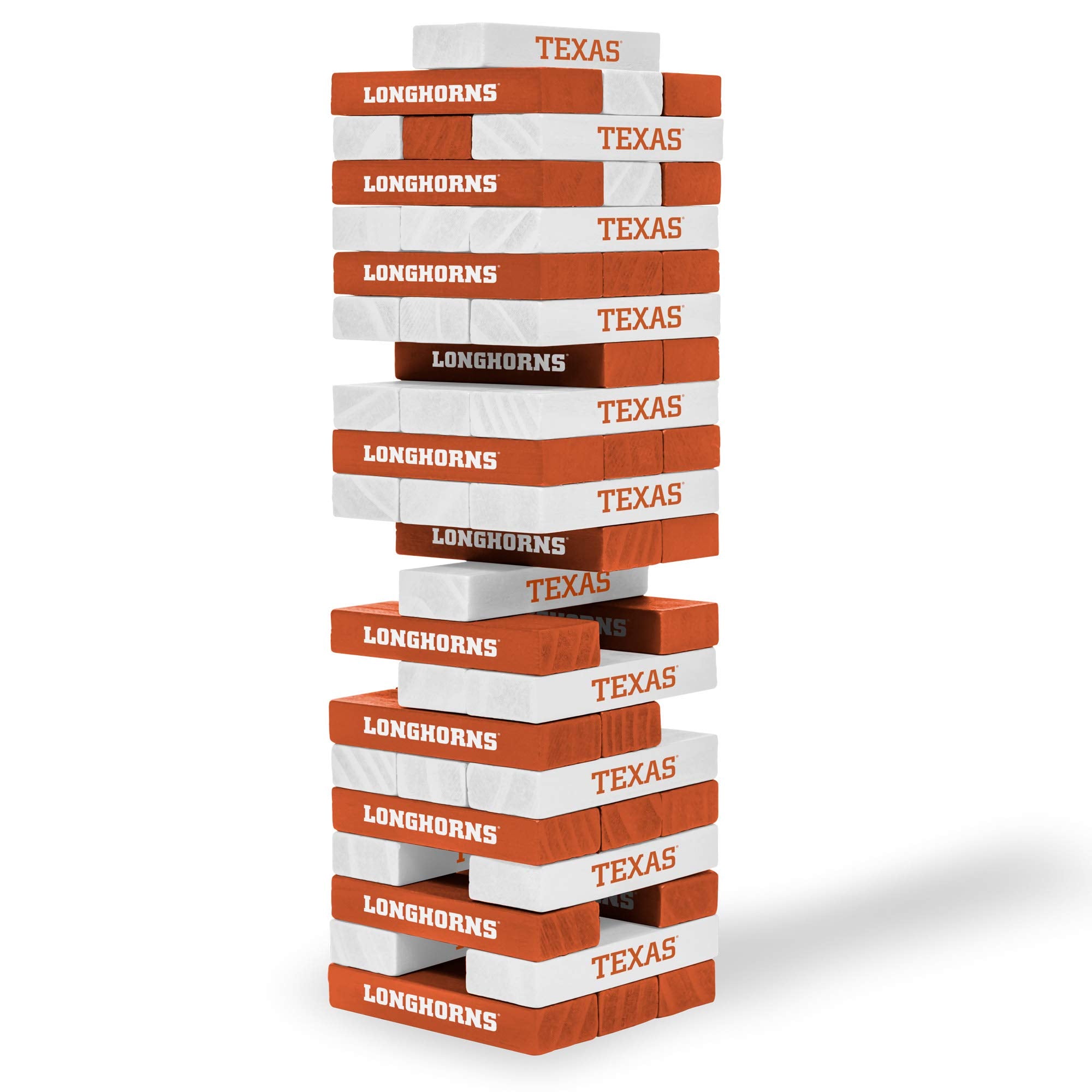Wild Sports NCAA Texas Longhorns Table Top Stackers 3" x 1" x .5", Team Color - Sports Collectibles, Sports Memorabilia, Sports Fan Shop, Sports Gifts