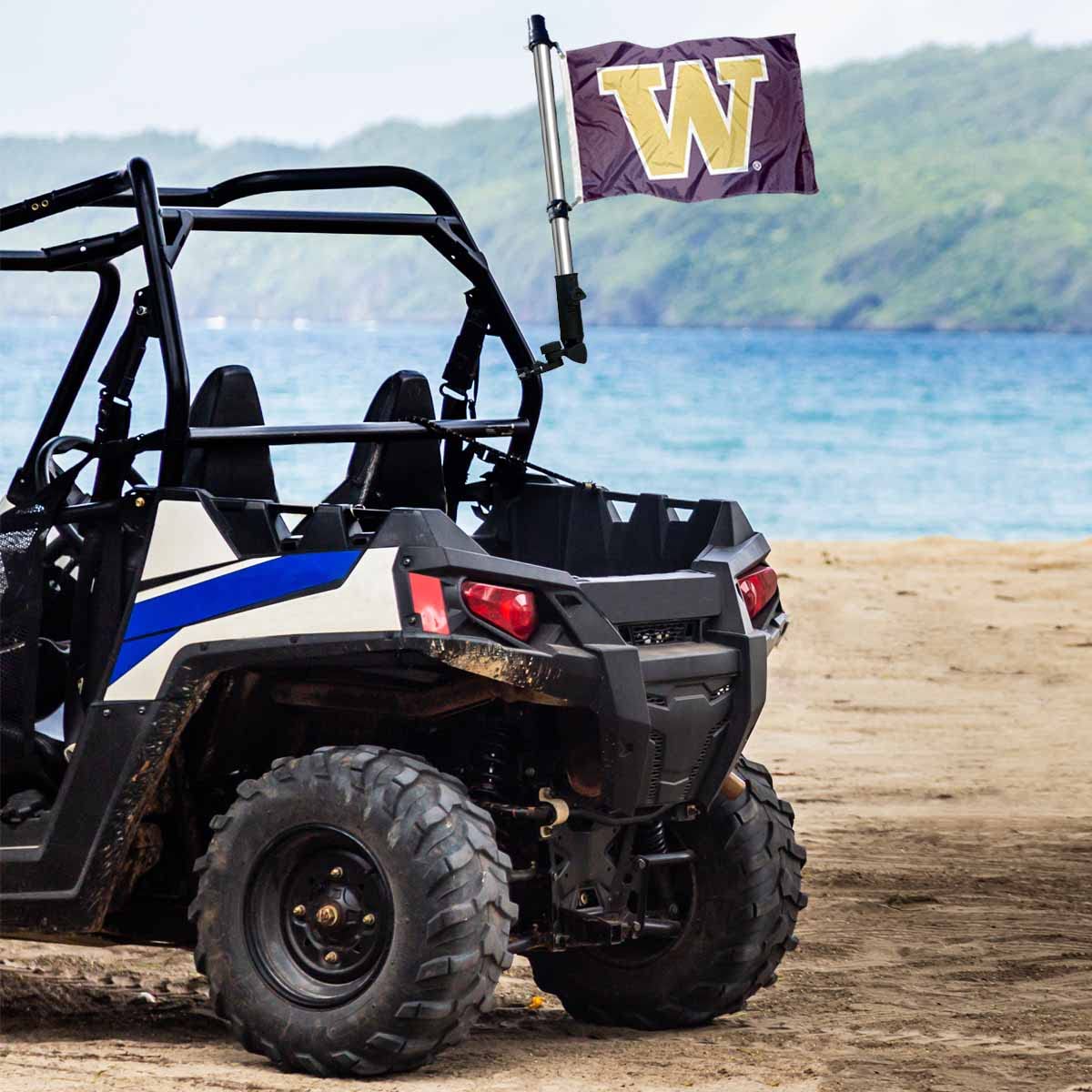 College Flags & Banners Co. University of Washington Golf Cart and Boat Flag - Sports Collectibles, Sports Memorabilia, Sports Fan Shop, Sports Gifts