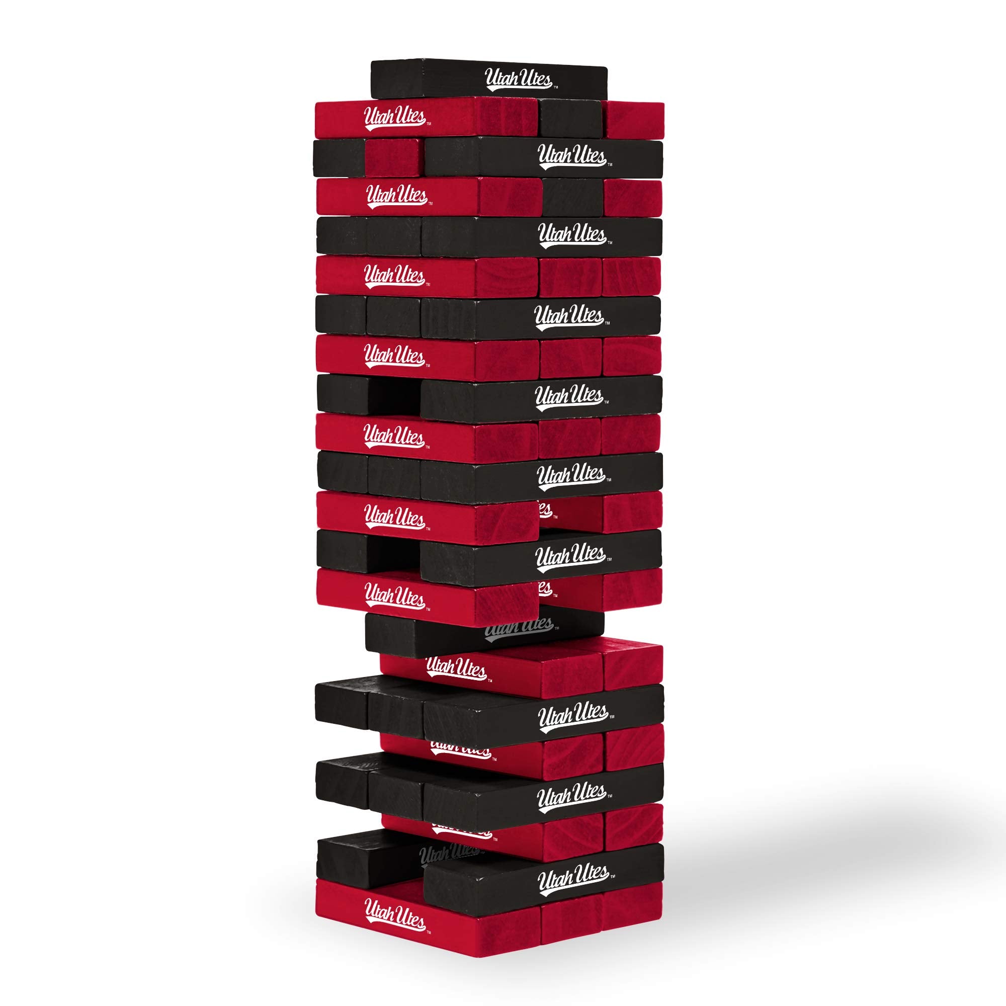 Wild Sports NCAA Utah Utes Table Top Stackers 3" x 1" x .5", Team Color - Sports Collectibles, Sports Memorabilia, Sports Fan Shop, Sports Gifts