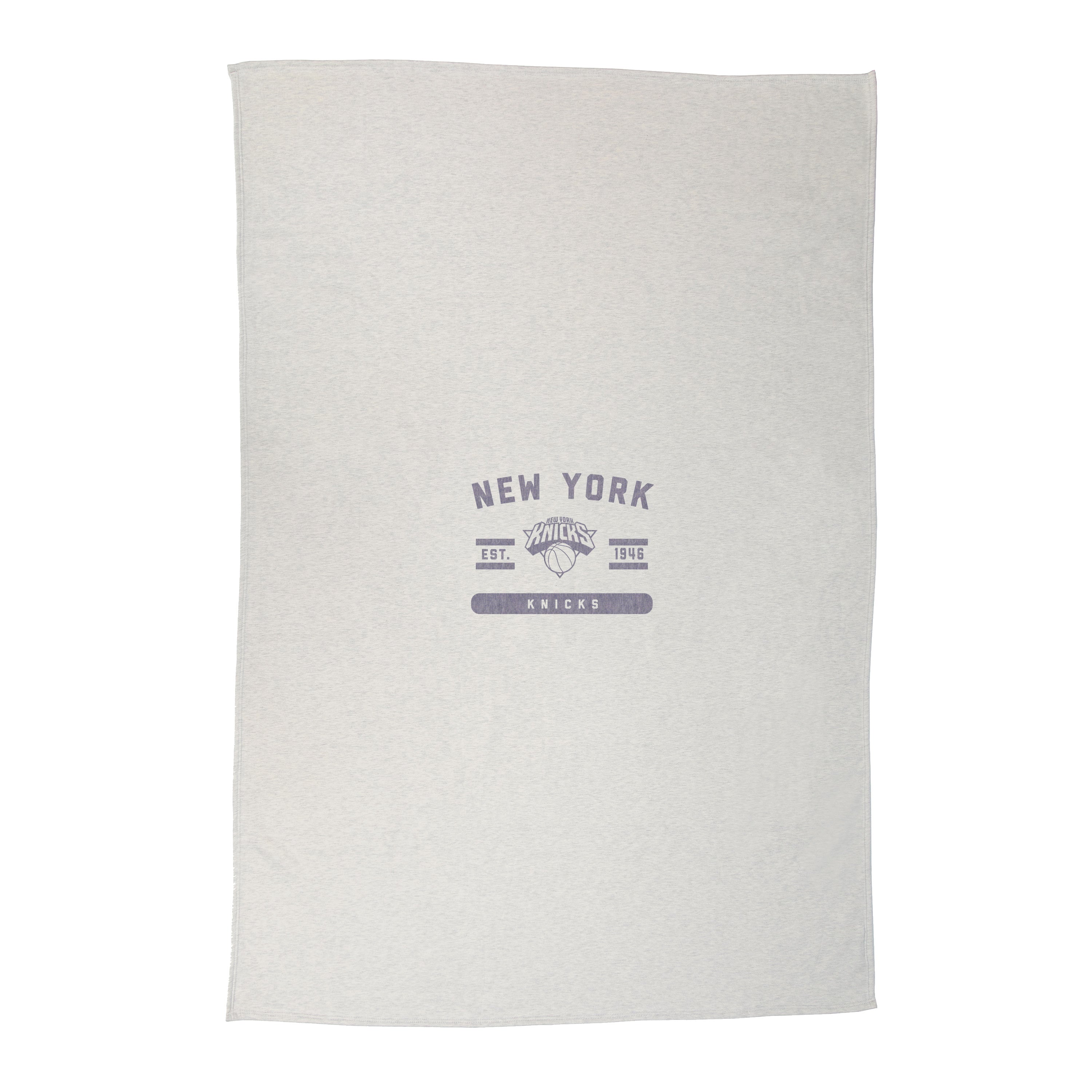 NY Knicks Sublimated Sweatshirt Blanket