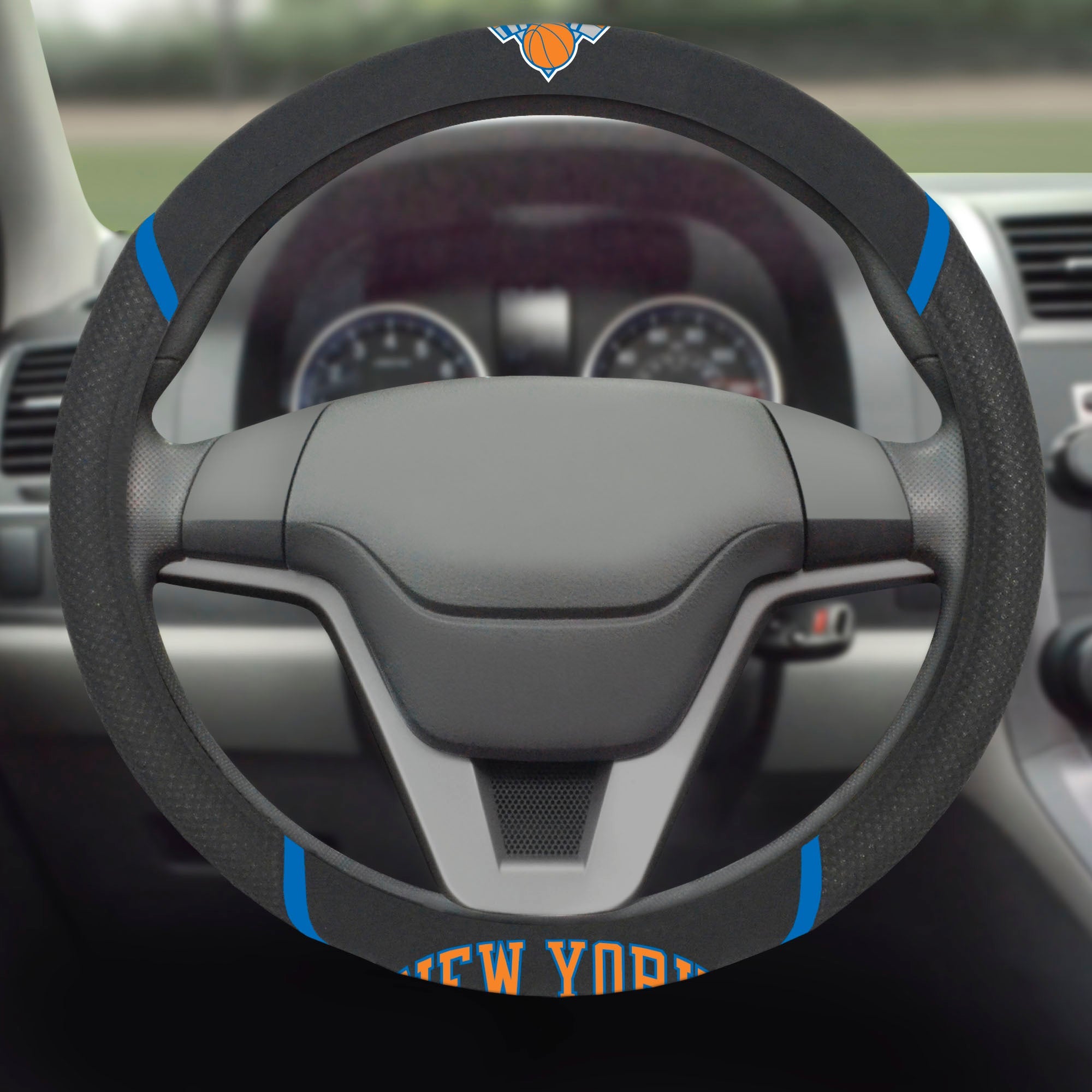NBA - New York Knicks Steering Wheel Cover - Sports Gifts, Sports Memorabilia, Sports Collectibles, Fan Shop