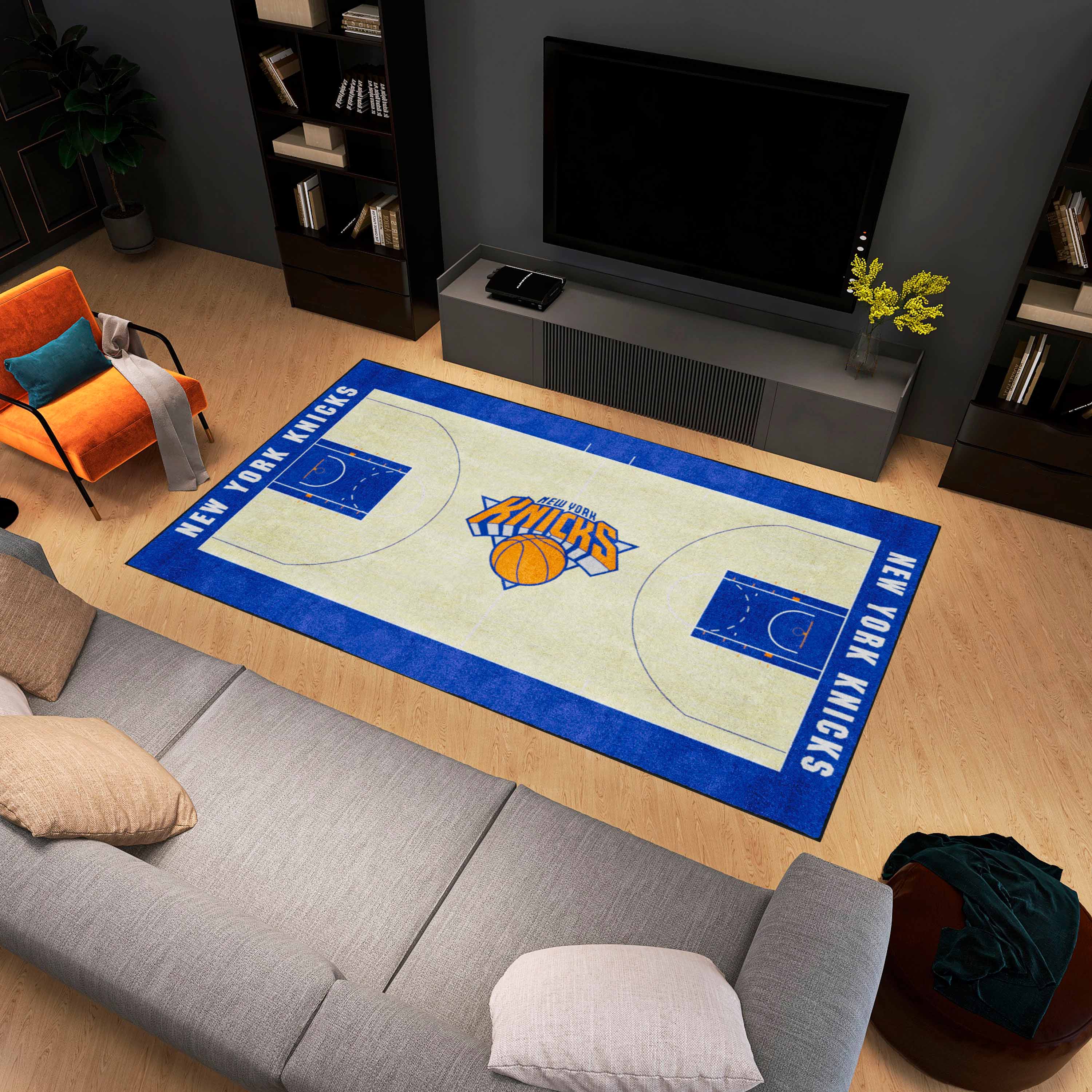 NBA - New York Knicks RUG6X10 - Sports Gifts, Sports Memorabilia, Sports Collectibles, Fan Shop