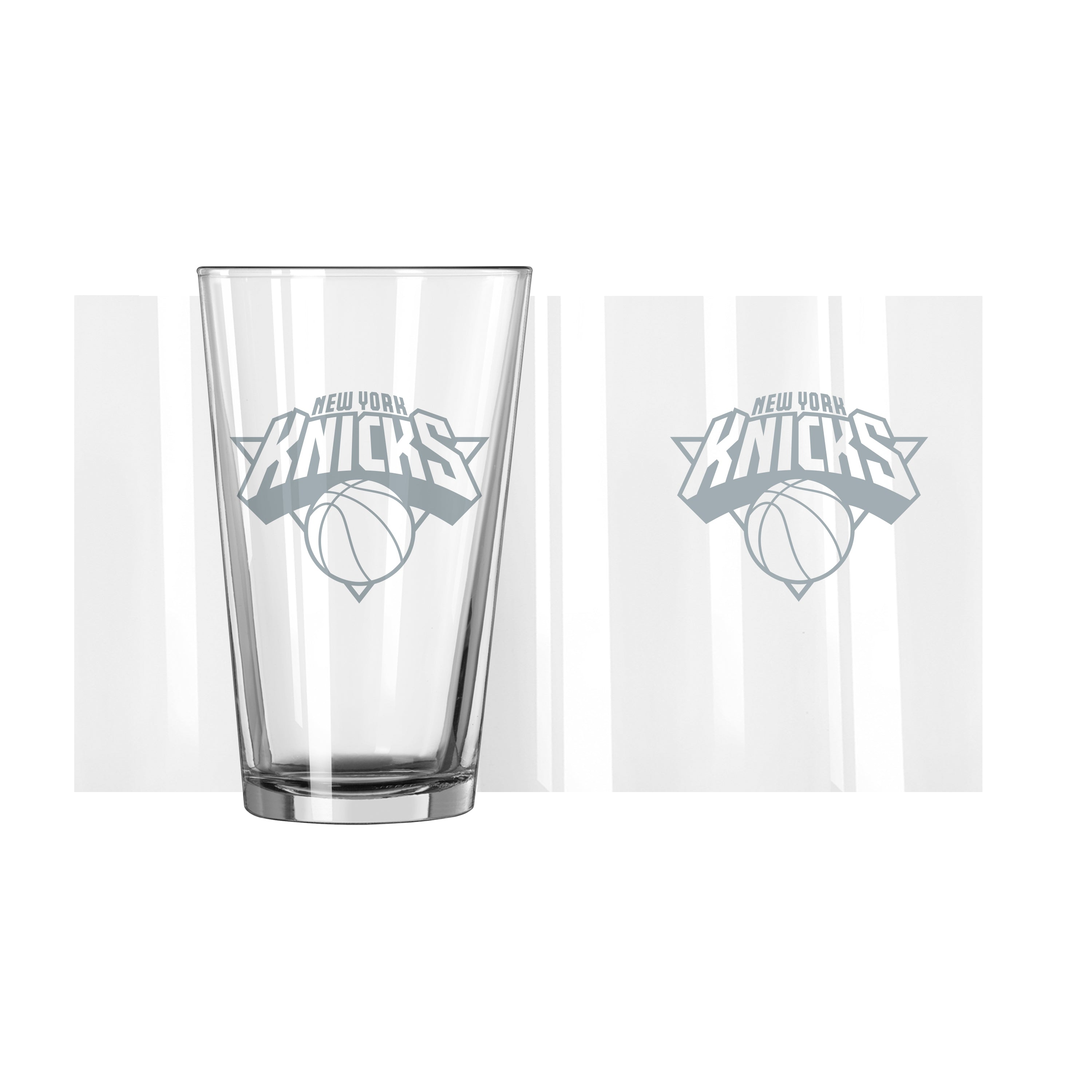New York Knicks 16oz Frost Pint Glass - Sports Gifts, Sports Memorabilia, Sports Collectibles, Fan Shop