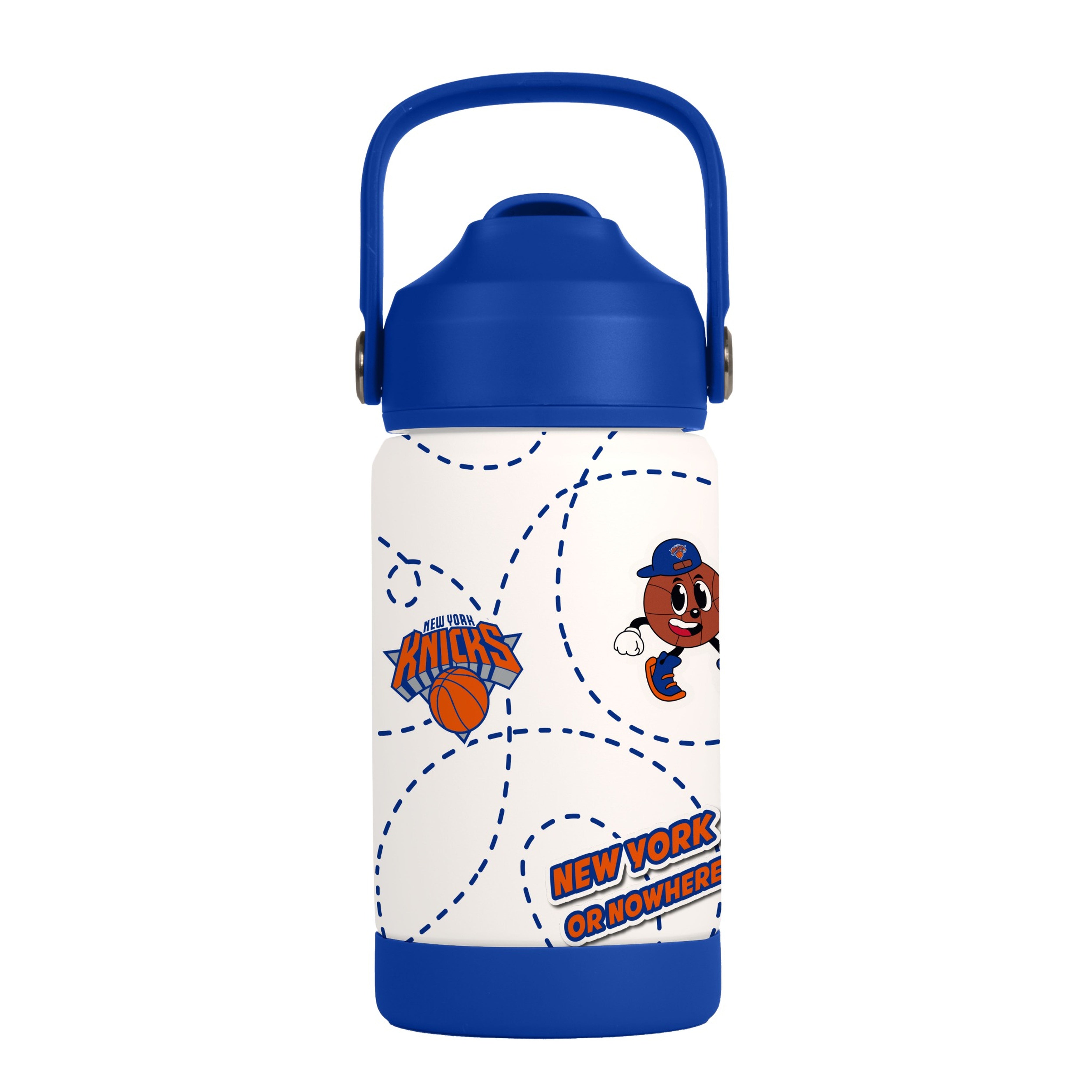 NY Knicks 12oz Mascot SS Kids Bottle - Sports Gifts, Sports Memorabilia, Sports Collectibles, Fan Shop