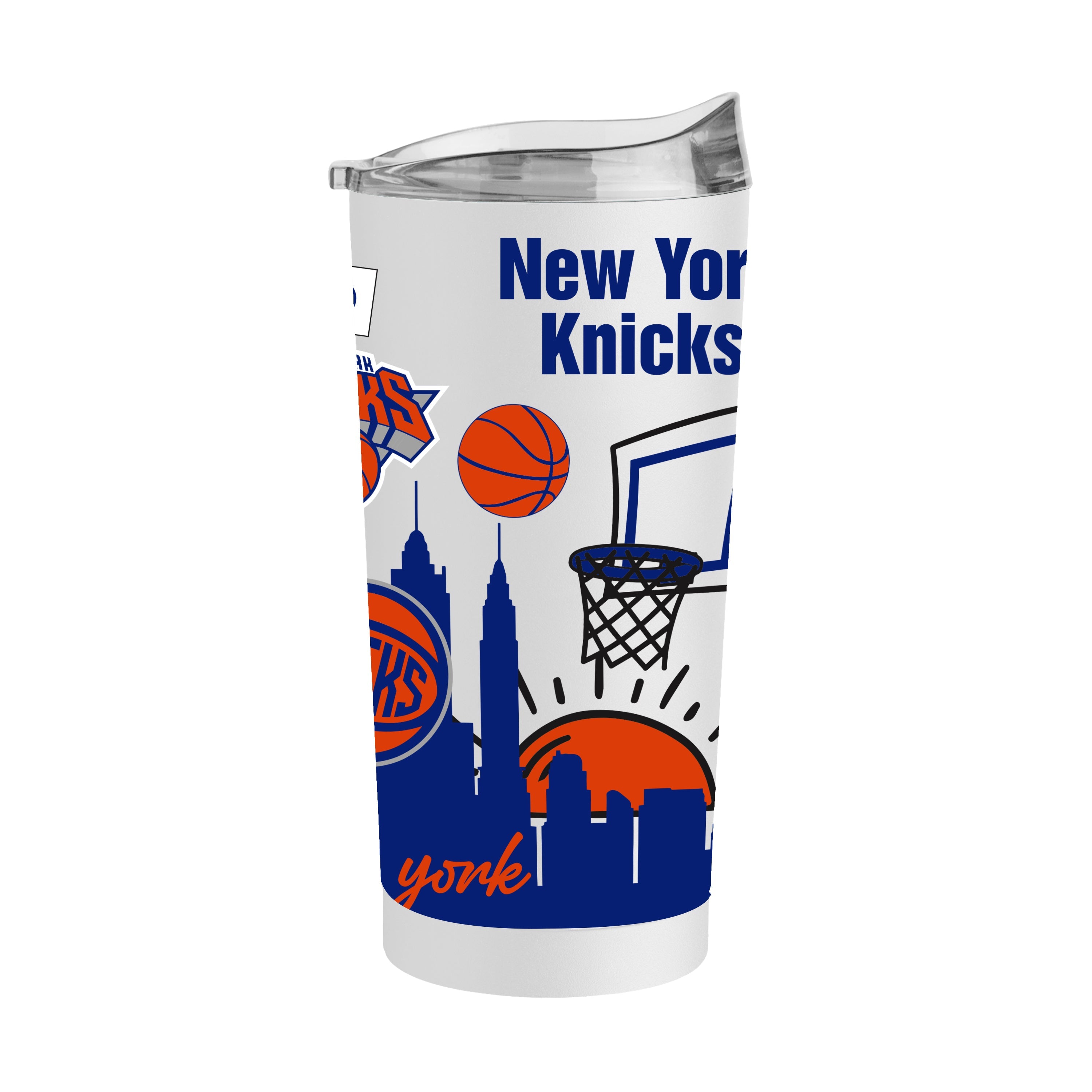 New York Knicks 20oz Native Powder Coat Tumbler - Sports Gifts, Sports Memorabilia, Sports Collectibles, Fan Shop